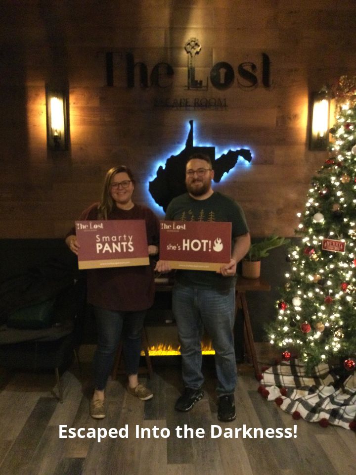 blarvon's tweet photo. https://t.co/1eUrq4dMJn via @LostEscapeRoom finished with 2min and 36 seconds left! 60% of the 1 hour time limit is in total darkness!