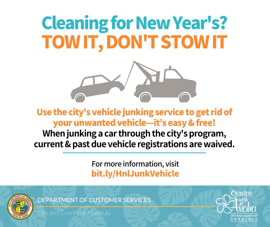 Mayor Rick Blangiardi on Twitter "RT HonoluluGov If your old, unused
