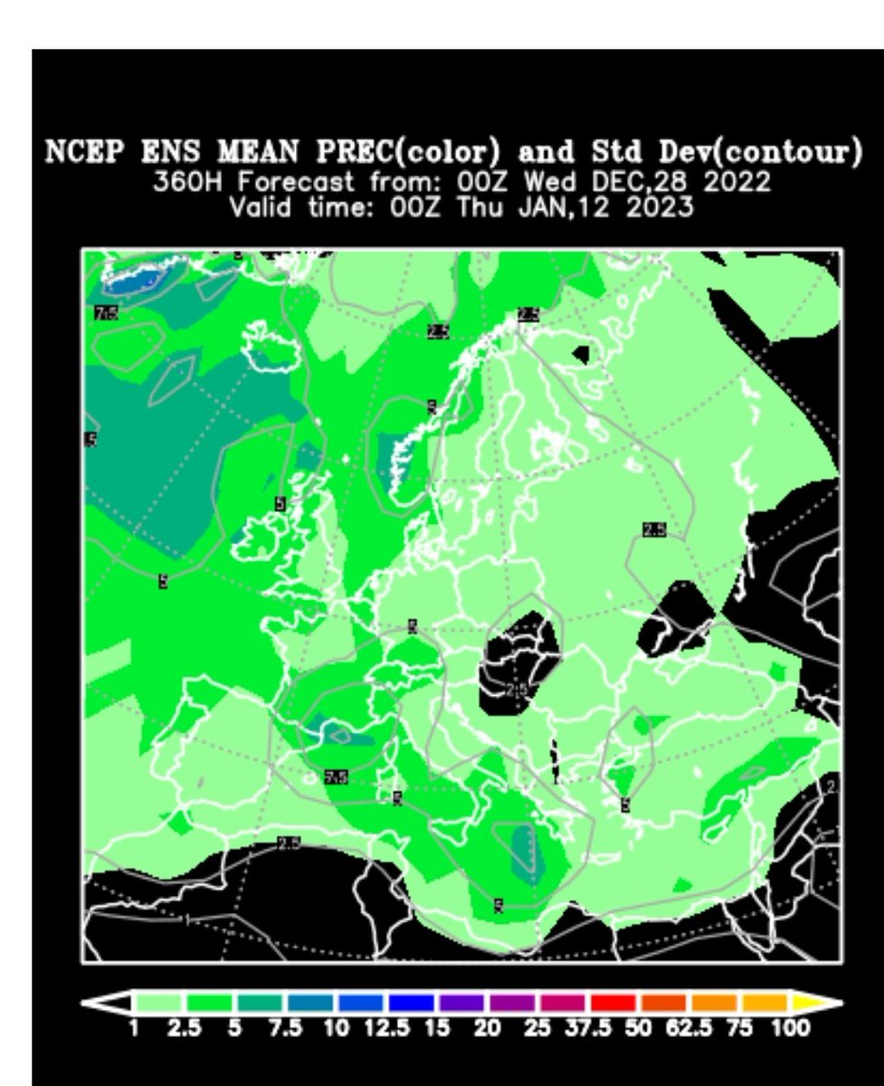 Vakapiupiu's tweet photo. Dia 1 #gener2022 estarem a Catalunya a +6 °C sobre la Tmitjana a uns 1.600 m altura.
Però dia 2 i 3 es posaria un nucli càlid de +12°a al sud de Polònia .
Del 8 al 12 de gener possibles pluges per fi a Catalunya, sembla com uns llevants. No de nord, mo de fronts del W. Veurem https://t.co/XGUkCz939R