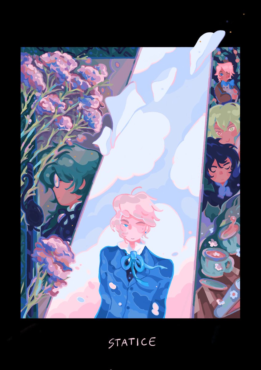 he second illustration I made for Alive and Well, a <a href="/zinedenuit/">De Nuit</a> zine! ✨ 

Of course I had to draw a certain someone from Pandora Hearts... 
I hope those of you who know the manga will recognize all the little details I wanted to put into this piece! 🌟🙏