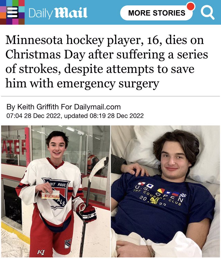 DiedSuddenly_'s tweet photo. 16 year olds having strokes is not, and never was, normal.

This is what happens after you mass inject the global population with an experimental mRNA technology. 

The post vaccine fallout is just getting started. #diedsuddenly https://t.co/fme2ReR7tP