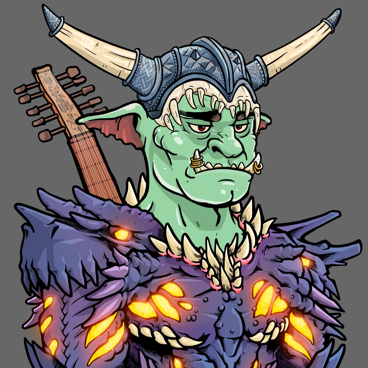 gubjub67's tweet photo. Gubjub was a name I created out of the Orcish language used in Warcraft for good job. It's only fitting that I dawn this orc as my pfp to celebrate @TavernSquadNFT's recent and continued success. https://t.co/GPUQGNwQEL