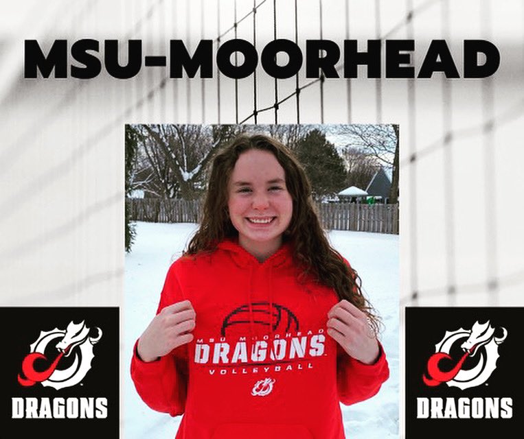 I am excited to announce my verbal commitment to continue my academic and athletic career at MSUM. Big thanks to my family, coaches, and teammates for the support through this journey. #RoolDrags @MSUM_Volleyabll <a href="/MHSTIGERVOLLEY1/">MHS TIGER VOLLEYBALL</a>