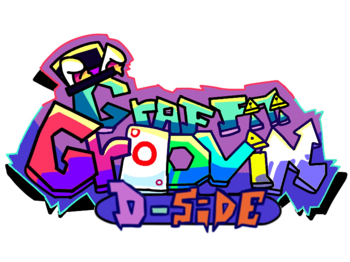 fnfgraffitid's tweet photo. FNF: Graffiti Groovin' D-sides official logo!
Made by: @Apollo_X3 https://t.co/5lspEuPREX
