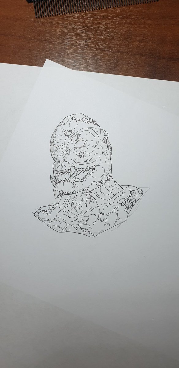 Hello!  Started a mutant project from the factory!  This is a dangerous gray man with wild boar genes! 
🐗🧬🧫
#NFTCommumity #antiperfectionism #art #sketch #artistsontwitter