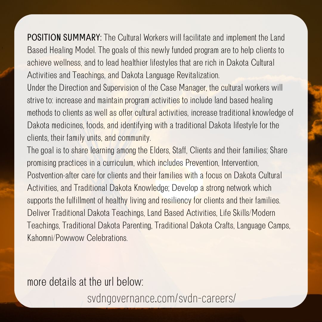 SVDN_JP_Receptionist_FT_2023.01.13_2022147
Deadline: January 13, 2023 4:00 pm

svdngovernance.com/svdn-careers/