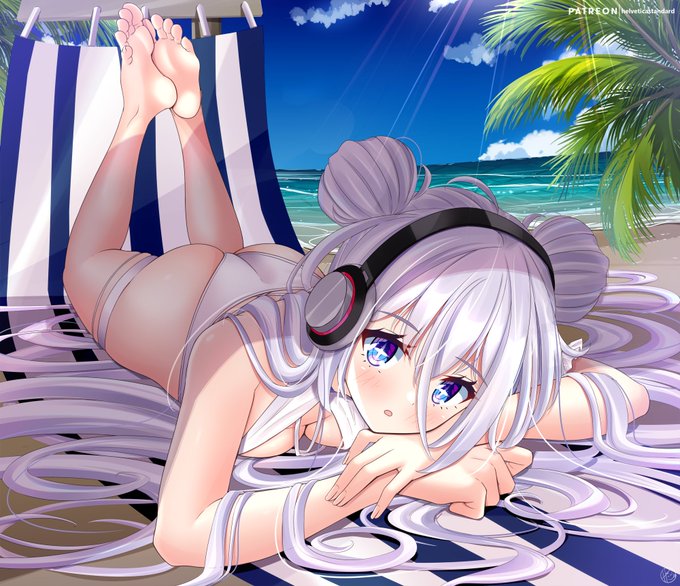 Le Malin beach episode.
Hope you guys like it~ #AzurLane #アズールレーン 