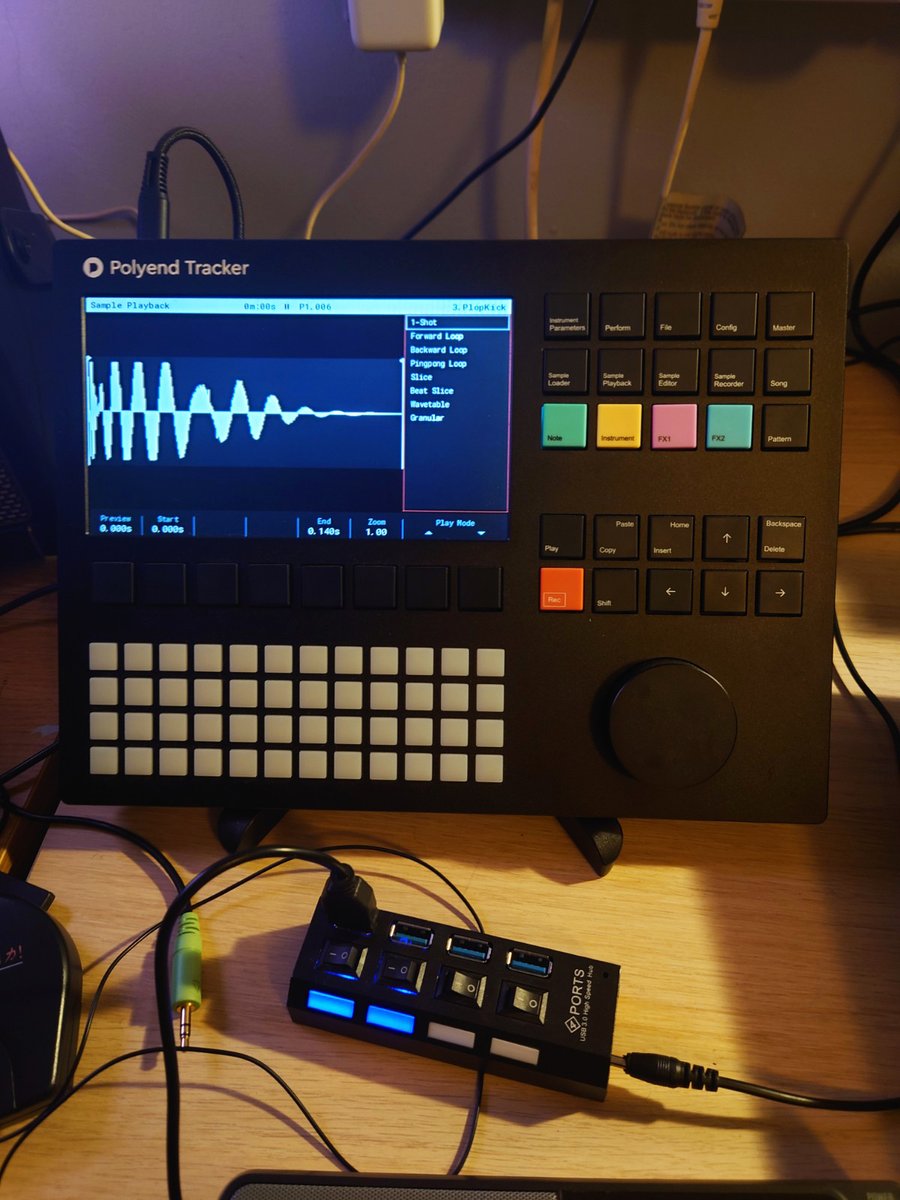 o_pipkins's tweet photo. Only taken me 3 years of doing fuck all to sort this out.
Operates in multiple, flexible configurations, depending on what I'm after.
iPad Pro - Korg Wavestate - Presonus Spark - Polyend Tracker - TASCAM Linear PCM - Portastudio 414 vintage - Teksun PL-990x - Lappy.
#dopedemand https://t.co/9w14ymrker