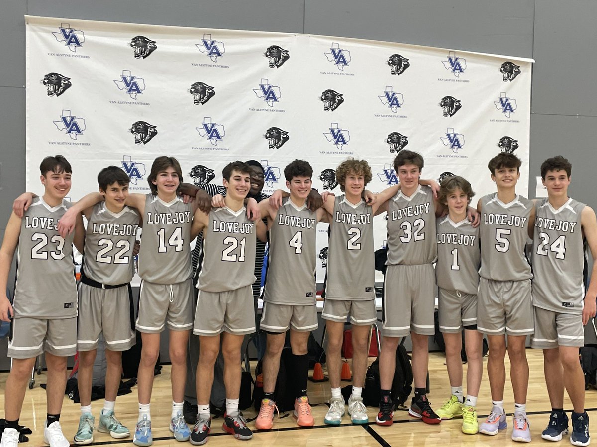 Our JV Red team is the Van Alstyne Tournament Champions! Congratulations boys!