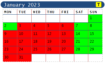 Tyneham will be open in January 2023 for the 10 days highlighted in green.
Its residents were forced to leave in December 1943.
Plan your visit to this special village now.
Full information at tynehamopc.org.uk
#Dorset #ghosttown #WW2 #sacrifice #ruin
