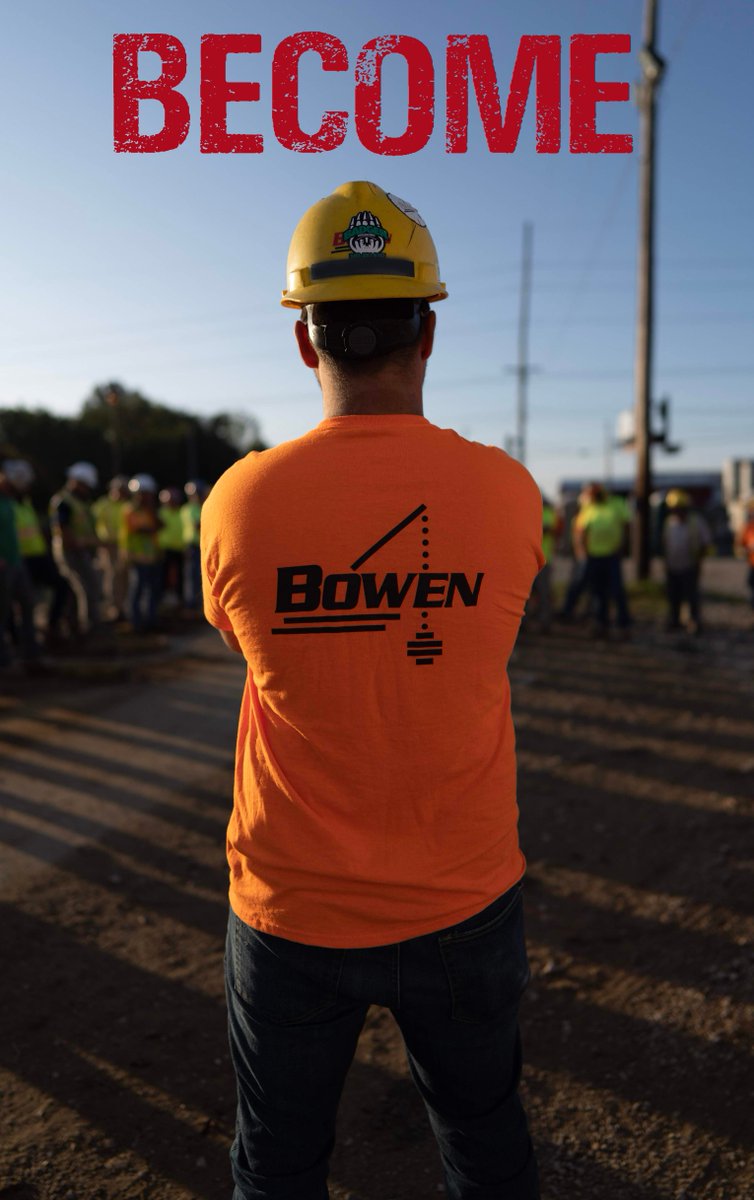 BowenEngCorp's tweet photo. Make 2023 a better year than last.  Become Bowen.  Join a growing team that is interested in growing YOU.  Hiring for Superintendent, Shop Engineer, Project Engineer, Estimator, Field Engineer, Interns, IT.   https://t.co/PPOvXVmRqs #hiring #construction #constructionjobs https://t.co/7gwPokYsEj