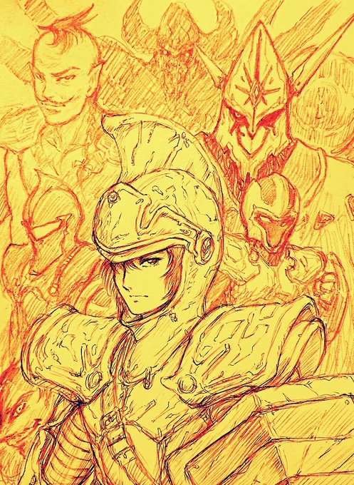 #今年も残りわずかなのでお気に入りの4枚を貼る流行りの作品を追ってファンアートを描くのも素晴らしいんですけど、自分はやっぱり過去の思い入れのある作品に敬意を込めて描かせていただきます! 