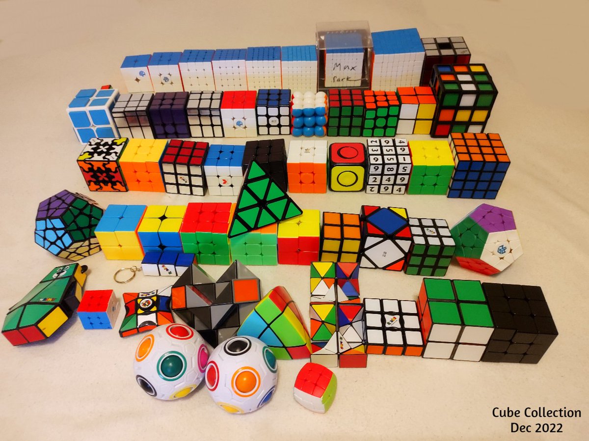 learningtocube's tweet photo. An updated pic of my cube collection :)
@gancube @maxfast23 @Rubiks_Official #speedcubing #rubikscube #collection #learningtocube #3x3 #4x4 #megaminx #phantom #mirror https://t.co/oo2xCtyAy0