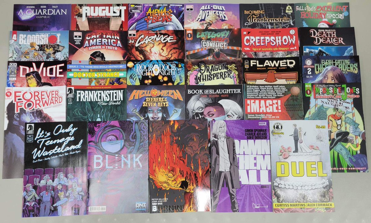 Amazing_Fantasy's tweet photo. This weeks new books! https://t.co/Aor6IbHOGV