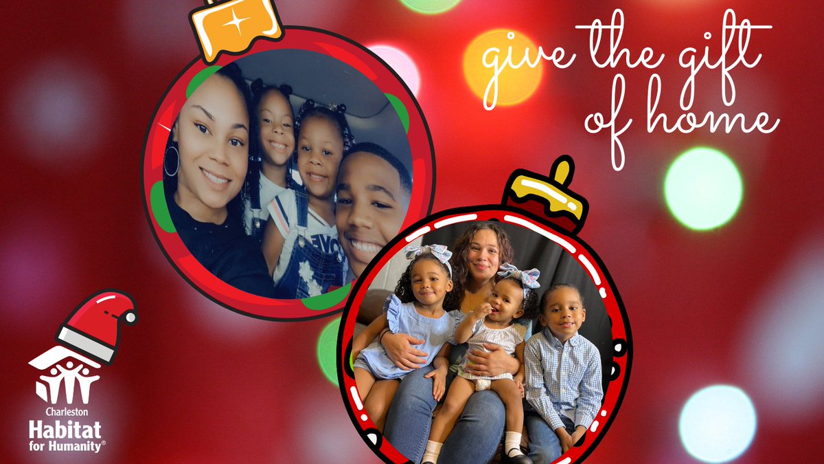 Give the GIFT OF HOME this Holiday Season. Please make your tax-deductible gift by December 31st so we can continue to make life changing differences in low-income families lives right here in the Lowcountry. THANK YOU! Donate securing online here charlestonhabitat.charityproud.org/Donate
