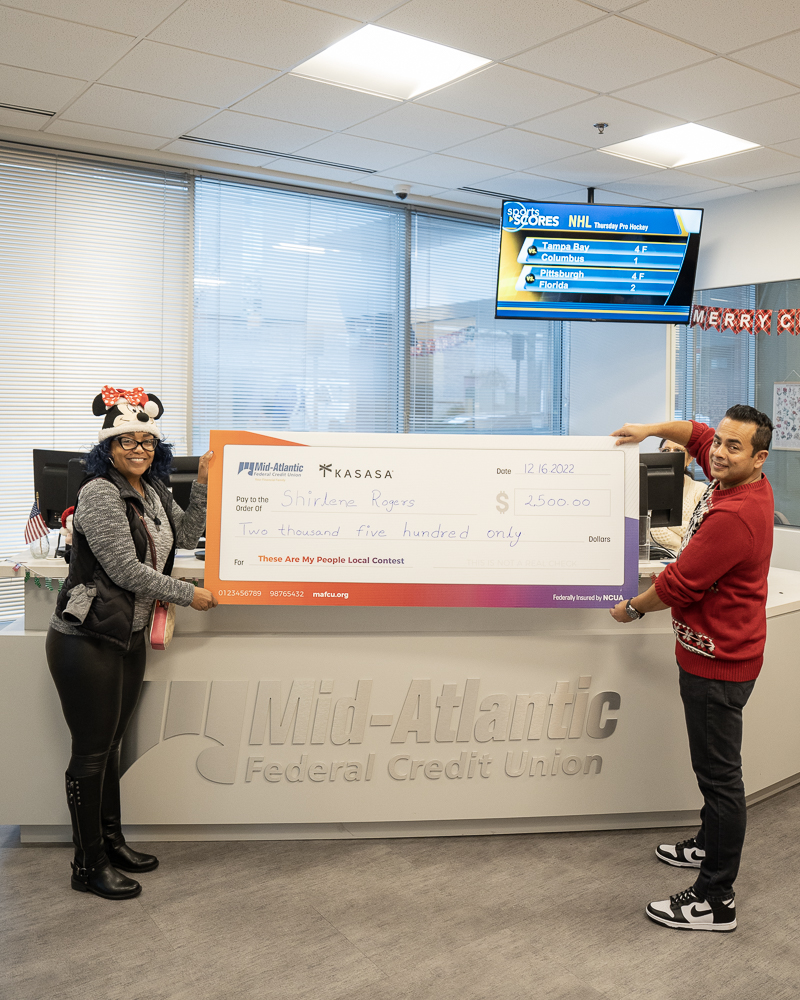 Last month we partnered with <a href="/Kasasa/">Kasasa</a> to launch These Are My People Contest.  We wanted to make a difference within our Montgomery County community by awarding one of our members with a cash prize. Shirlene R. was the winner of $2500.

#YourFinancialFamily #TheseAreMyPeople