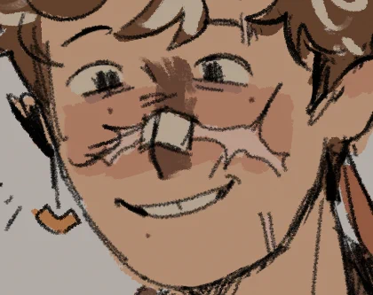 i forgot his lil spots just imagine them instead 