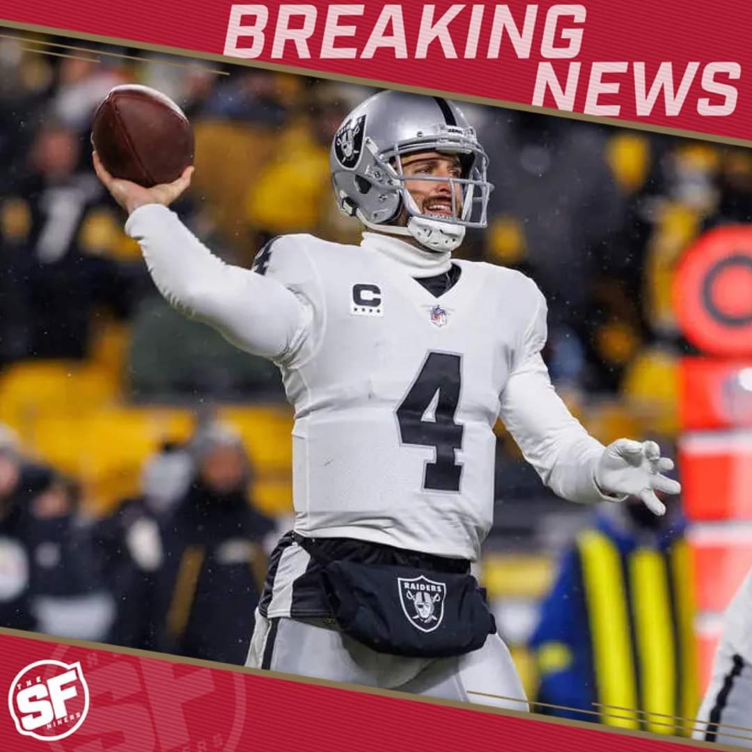 🚨 BREAKING NEWS: Derek Carr walked into Josh McDaniels office this morning and stated he refused to play against #49ers Defense and Nick Bosa. When threatened that he would be benched for Jarrett Stidgam... Carr proceeded to thank his coach. STAY TUNED for More! #FTTB 😂🤣