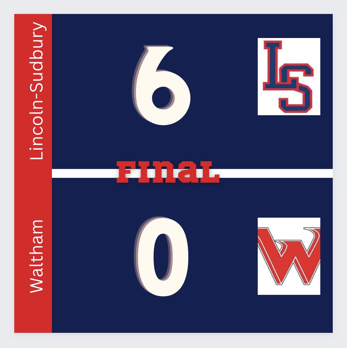 ls_puck's tweet photo. LS 6 vs @WHawkSAthletics 0

3rd period
Ryan Warzynski 🚨
Sean Cullen🍏
Johnny aliferis🍏
Matt Mahoney 🚨
Alex Poulin 🍏
@LHerguth2  with a shutout!

@Warriors978
@LSBoosters
@MassNZ
@MassHSHockey
@MetroWestSports
@MHLbbiglive
@NEHockeyjournal
@bostonheraldHS
@BGlobeSports https://t.co/MqMZ4vx2d4