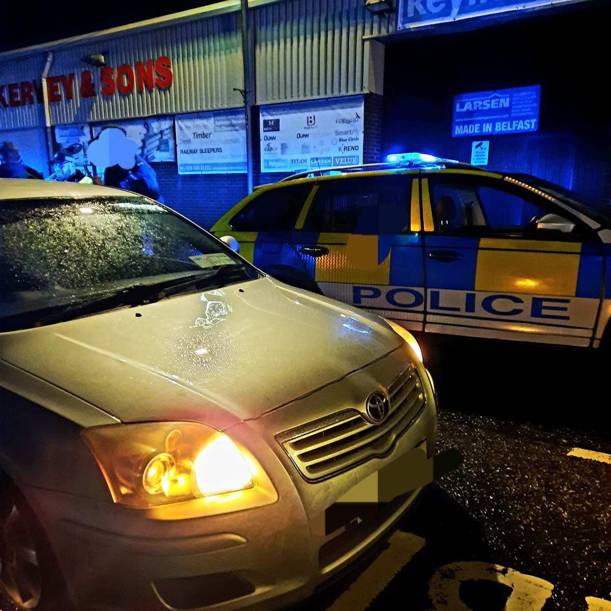 PURSUIT!!! District Support Team were assisted by Kesh NPT and Enniskillen RPU showing great teamwork to arrest a male for numerous motoring offences, 47 Theft Offences which include several Thefts from local churches, Robbery, Burglary and Criminal Damage.