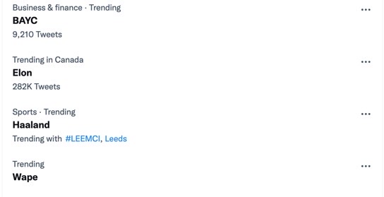 WAPE trending on Twitter. LFG Wilders 🔥
