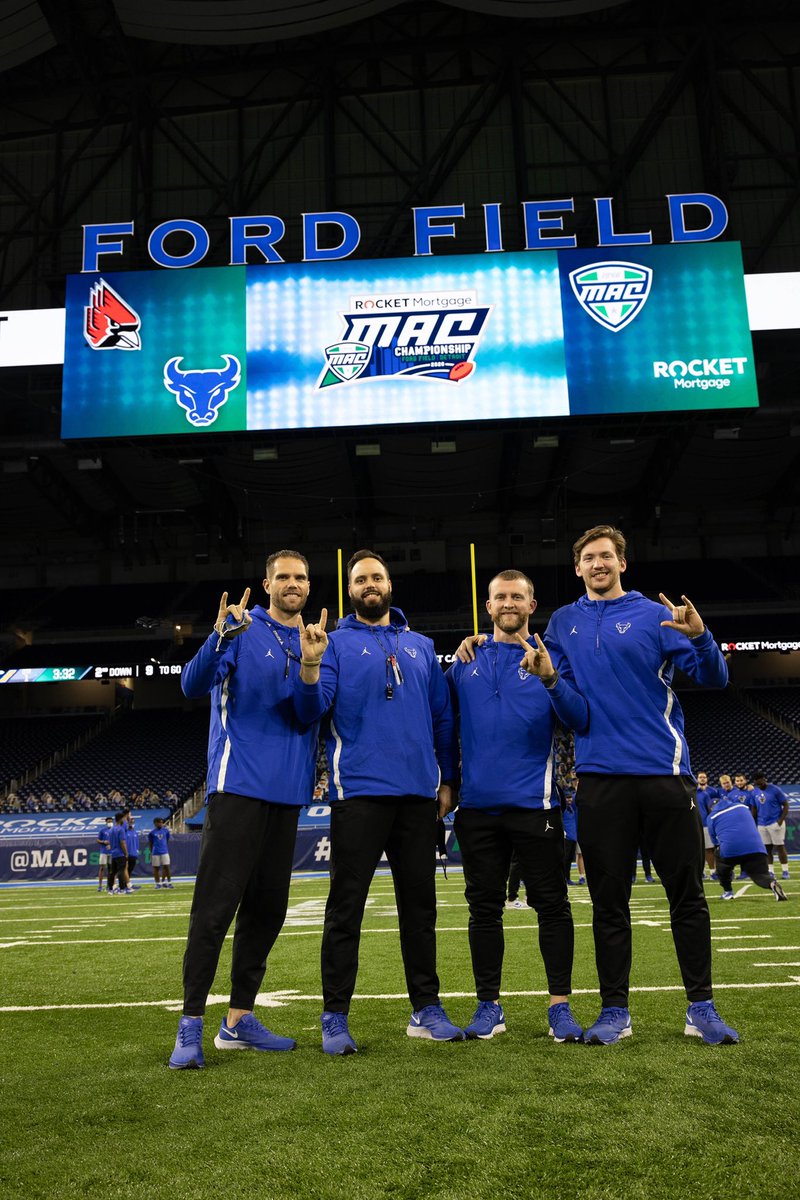 Coach_Heiss's tweet photo. Thank you @UBFootball for a fantastic 4 years. 

3 Bowl Wins and a Championship Game berth. 

Excited to embark on our new journey with @HuskerFBNation 🌽🌽 #GBR 🔴🔴 https://t.co/XpsmdqWtvt
