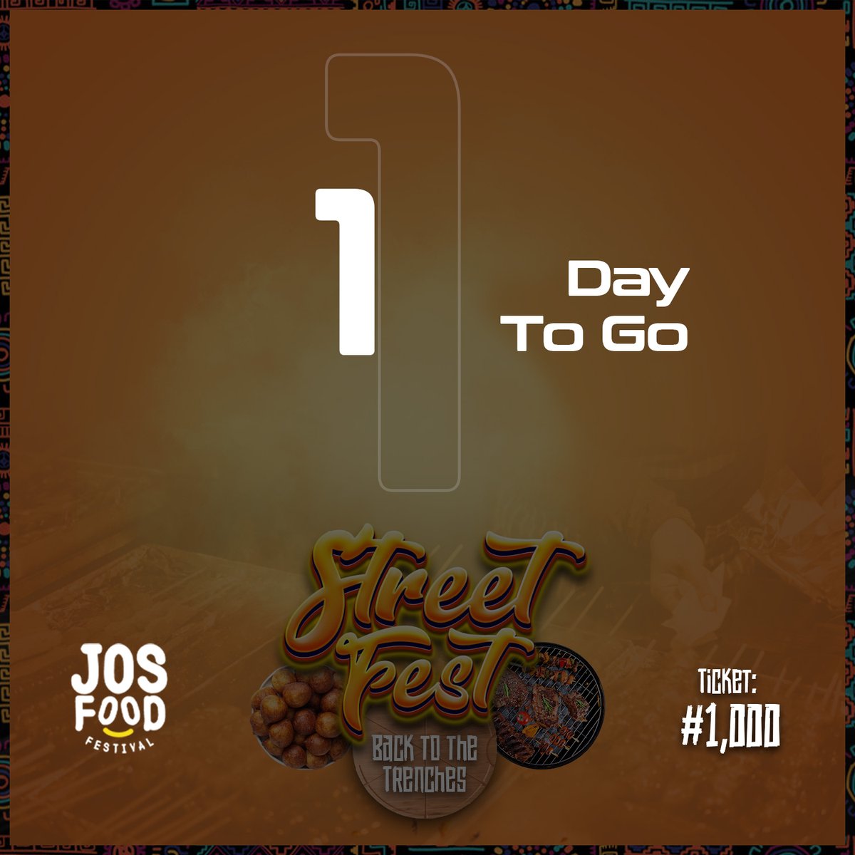 Josfoodfestival's tweet photo. 1 day to go! π
#StreetFest #BackToTheTrenches https://t.co/DipqslsEny