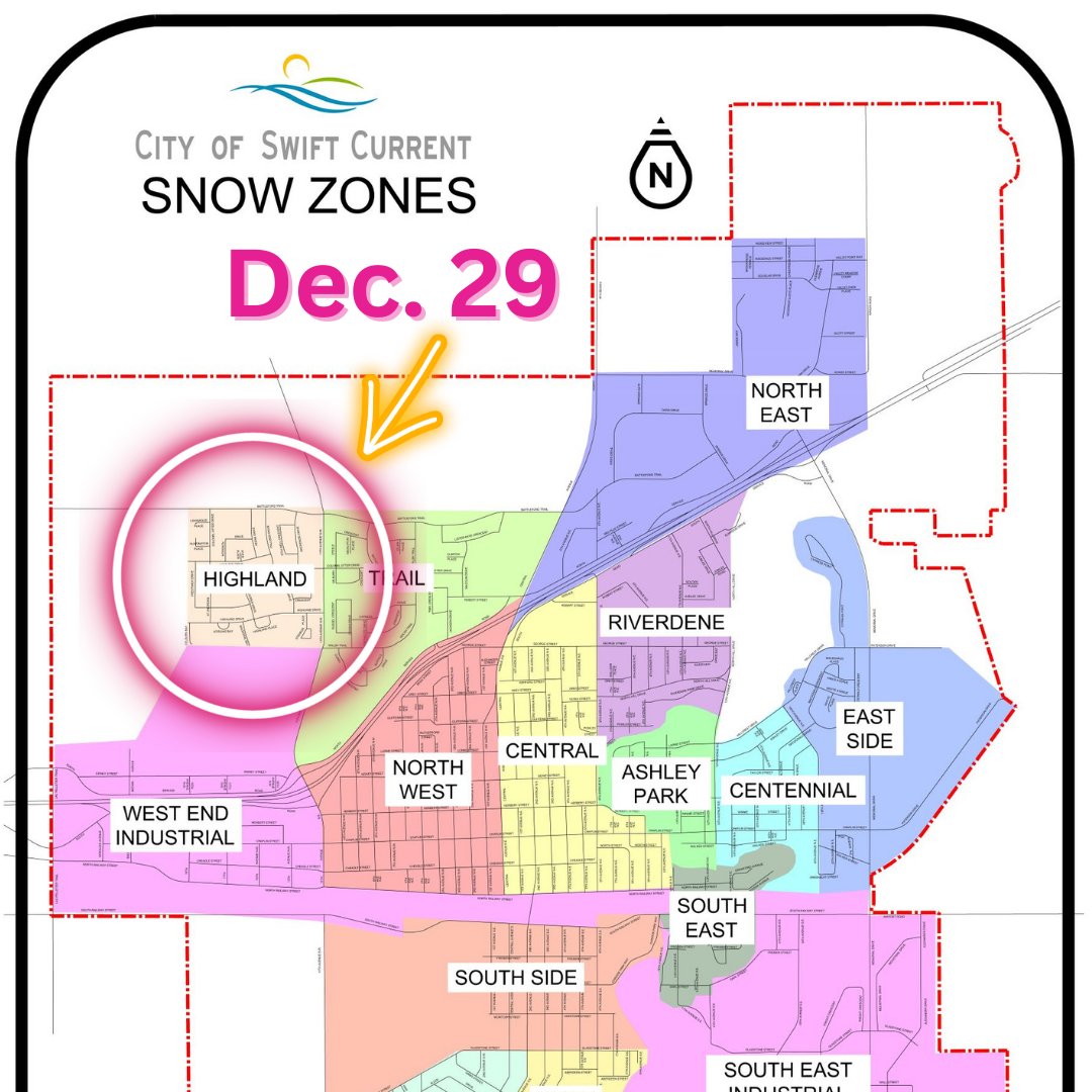 City_SC's tweet photo. #TheMoreYouKnowAboutSnow... Zones! Crews will soon be picking up windrows that were left in a variety of areas, and they're also heading into Highland to clear snow on Thursday December 29. Highland residents, please park off street if you're able to tomorrow. https://t.co/LAZgDu7Vig
