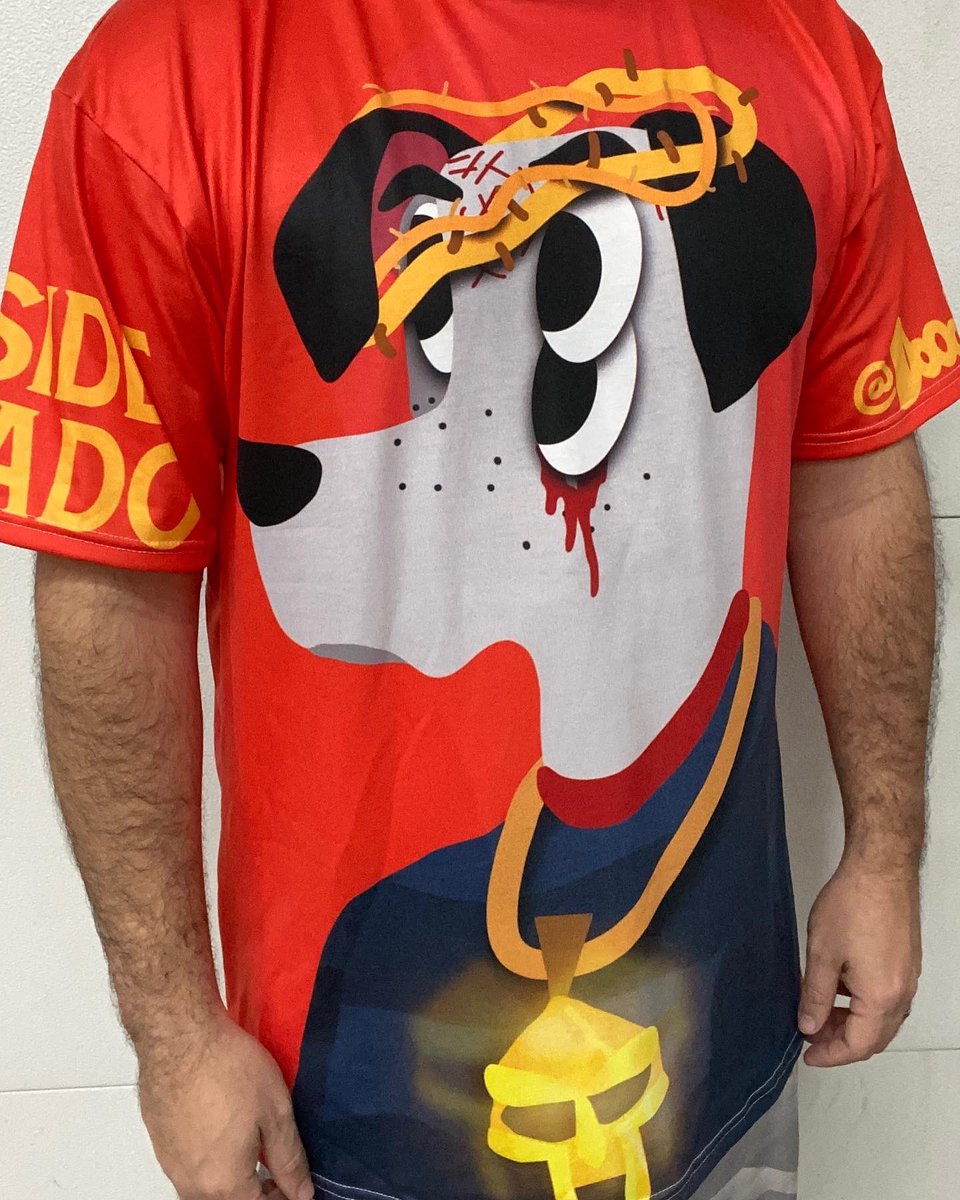 SonOfGilo's tweet photo. DoodleGODDD @WESTSIDEGUNN 
Hand Drawn Cut &amp; Sew T-Shirt by @doodleheddd 
Provided by Wesside Mercado
Corner Store Lifestyle https://t.co/R1FsbXvOhh