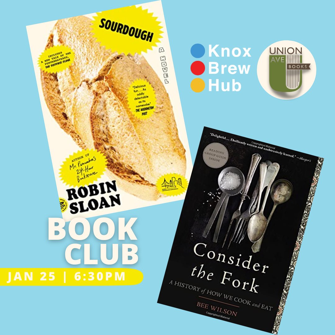 KnoxBrewHub's tweet photo. Ready, set, READ! Join us for Book Club! 📖❤️ @UnionAveBooks https://t.co/NP0ZoPgR8Y