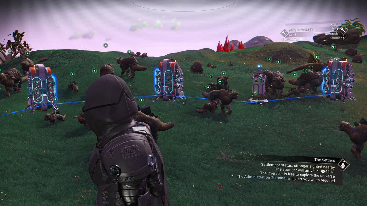 CamWash's tweet photo. I think I figured that farming creature thing out @NoMansSky @JasonPlaysNMS https://t.co/6M8QAiWkNY