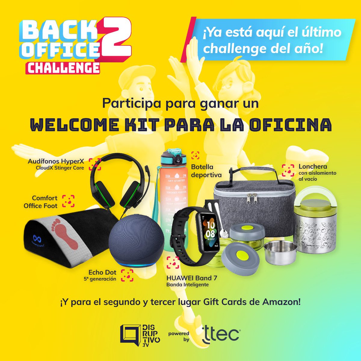 delcerrojuan's tweet photo. ¡Gana un increíble welcome kit para la oficina! 🤩💻

Una dinámica que junto con @tteclife buscamos promover y dar voz a la nueva campaña de retornos a la oficina que hay en todo el país.

¿Te sumas al nuevo reto?

Corre a mi instagram, y participa en el video de #back2office 💥 https://t.co/QQpiIu8T8q