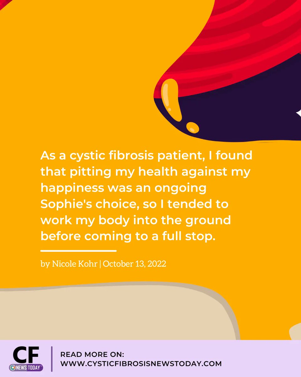 CFNewsToday's tweet image. Columnist Nicole Kohr shares the difficulties she faced when diving back into her work after a break.

Full column: buff.ly/3DzS42v 

#cysticfibrosisnewstoday #cysticfibrosis #livingwithCF #CFnews #CF #treatingCF #CFtreatments #CFmedication
