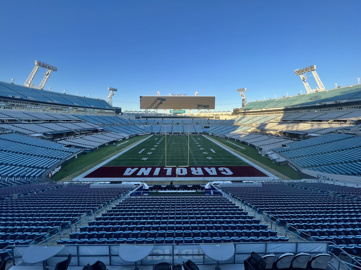 GamecockFB's tweet photo. The stage is set 🤙 https://t.co/0Mg17YAyVd