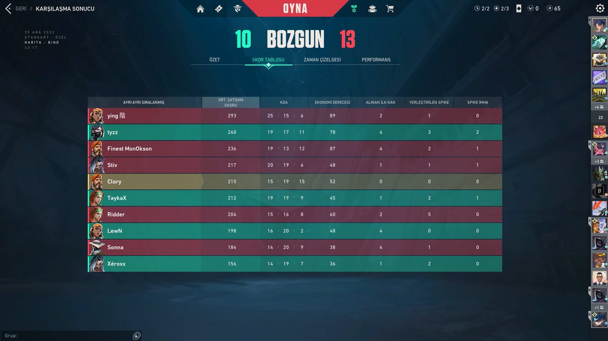 CW League Qualifications #2       1-2 Ammerde