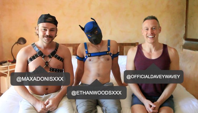 New Video! Exploring wild kinks with @EthanWoodsXXX and @MaxAdonisxxx 
https://t.co/iVvjbghdB9 https://t