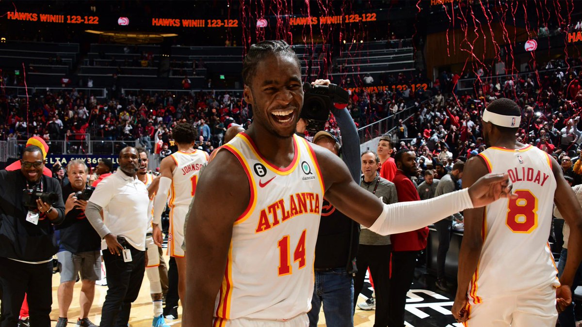 AJ Griffin is almost at the 50/40/90 club as a rookie.

FG%: 48.2%
FG3%: 37.4%
FT%: 87.5%

AJ is seven buckets, four threes and one FT shy of 50/40/90 shooting.