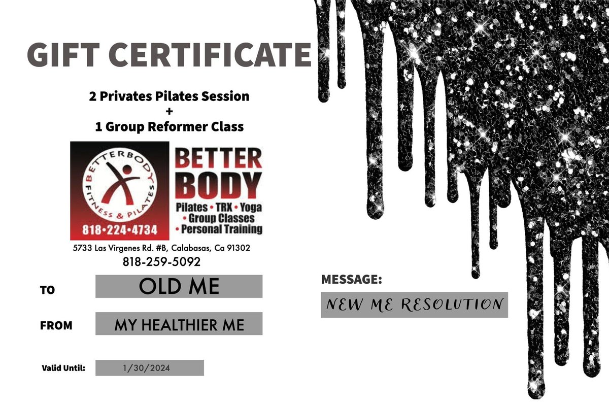 It's that time of year to reset and get rid of some lbs we gained during the holidays.  Give yourself the perfect end-of-the-year gift that keeps on giving. Start your New Year's Resolution the right way.