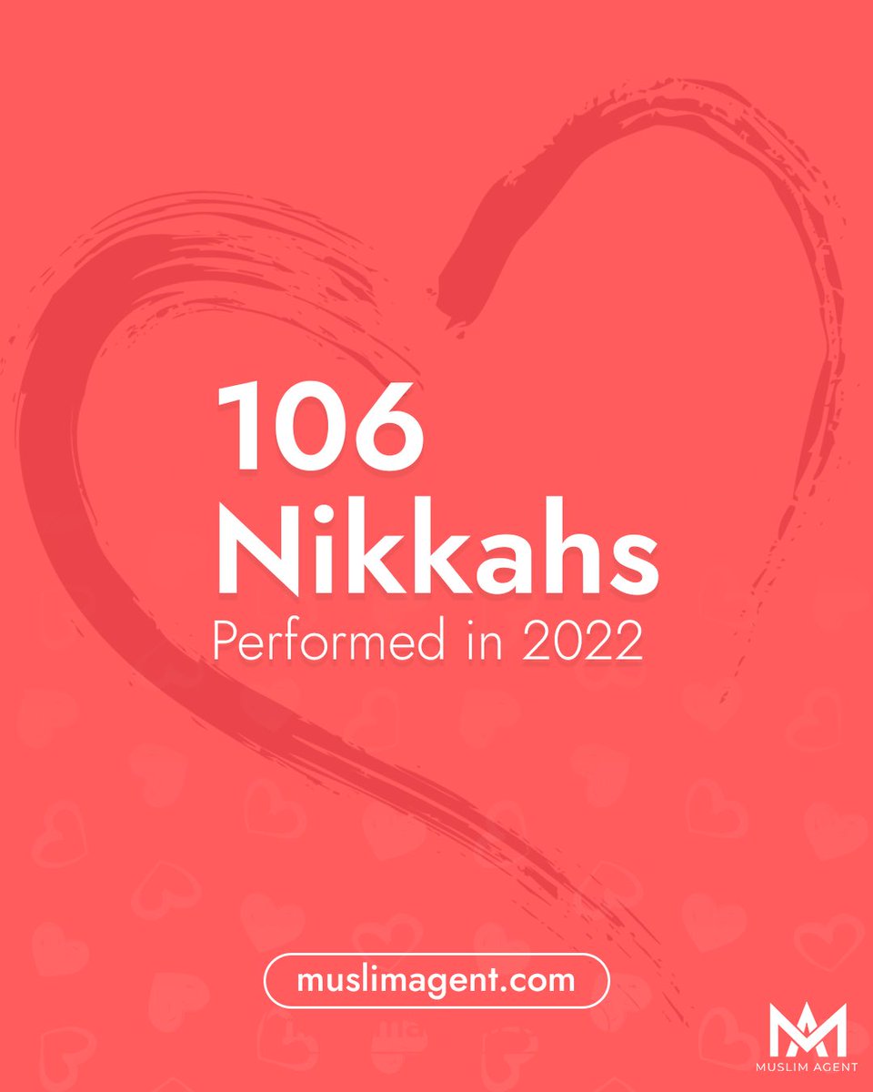 muslimagent's tweet photo. 106 Nikkahs, 106 Happy Couples ❤️ https://t.co/Uh1vBy3w2H