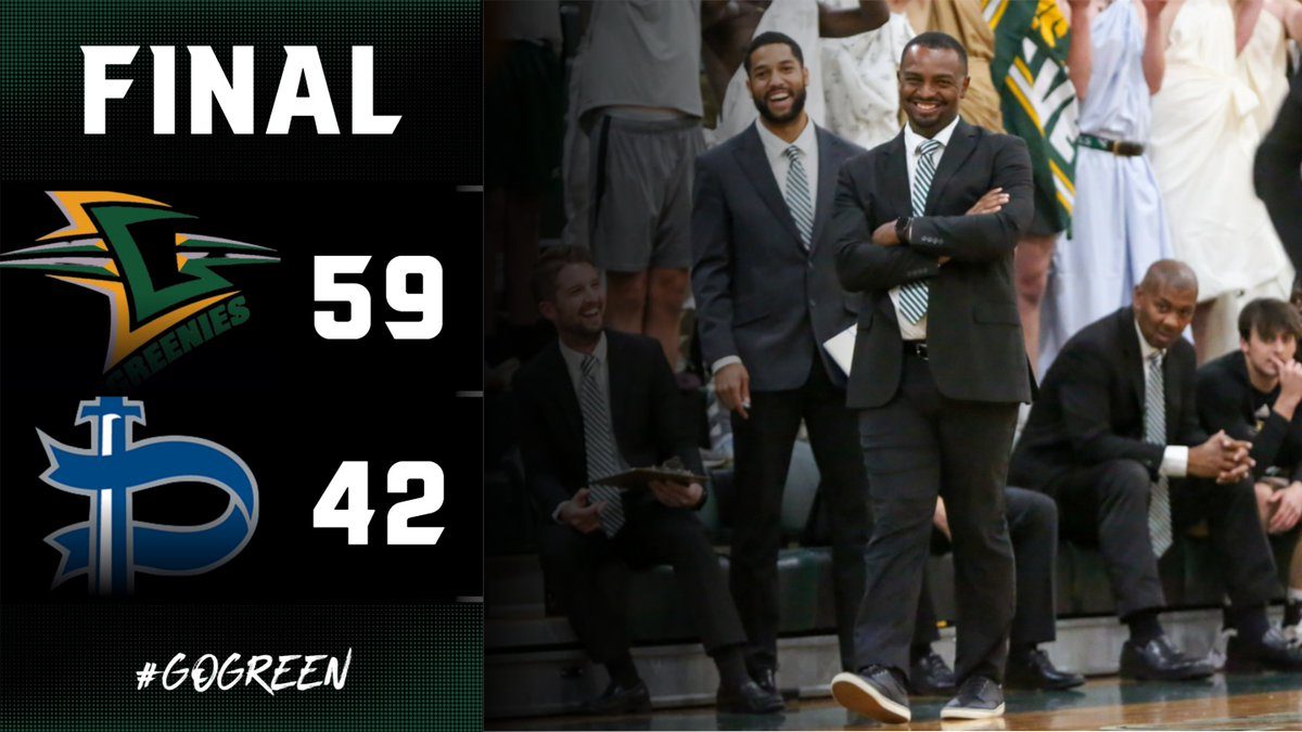 Final score from Wednesday's second round of the Arby's Classic in Bristol, Tennessee.

Lots of reasons to smile as the Greenies are 16-0 for only the second time in school history after pulling away in the second half against Atlanta's Pace Academy. #GoGreen