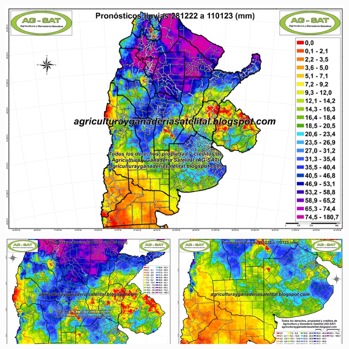 #Miercoles📡🛰️📸👉⛈️ #Pronósticos #Forecast #Lluvias #Tormentas #suelos #trigo #cebada #BahiaBlanca #BuenosAires #LaPampa #Córdoba #SantaFé #RioNegro #EntreRios #Corrientes #SanLuis #Mendoza #Chaco #Formosa #Misiones #Salta #Argentina 🇦🇷 #Uruguay