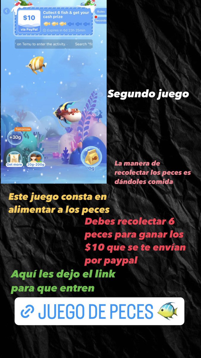 MijaylisR's tweet photo. Estos son algunos de los juegos que juego en la aplicación de Temu para obtener los paquetes totalmente gratis.
1.https://t.co/rDKIILQraG 
2.https://t.co/KvT6TJkfZc
3.https://t.co/ESA1H0D02F
4. https://t.co/SKX7jXPW99
5.https://t.co/QoltaOkyq6 https://t.co/jZEaF4AxSd