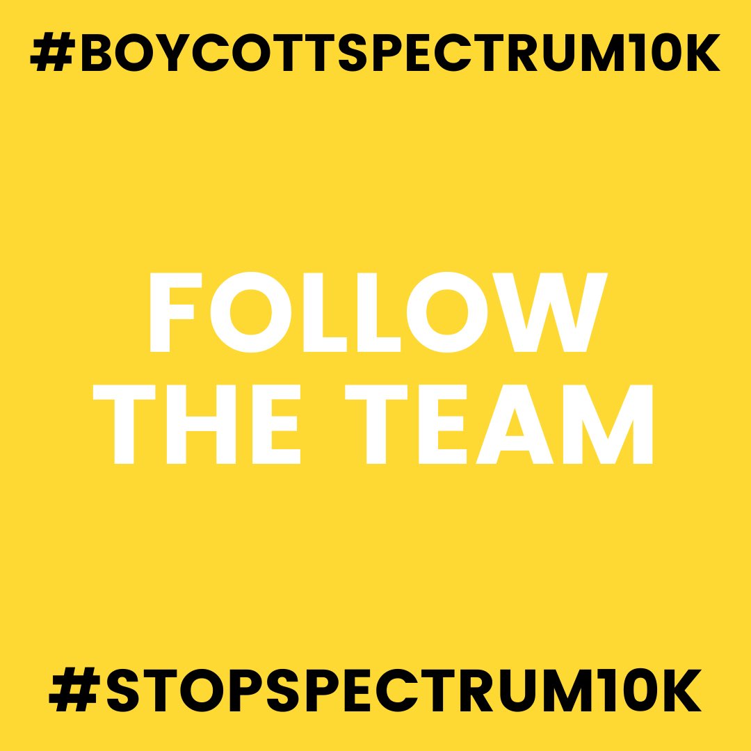 Boycott Spectrum10k tweet media