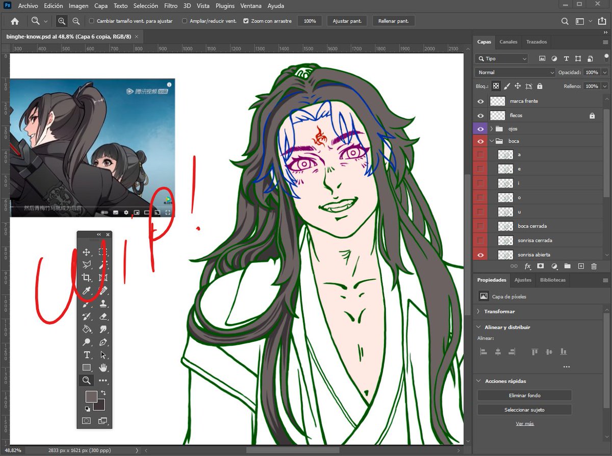 I know that my "animations" aren't my most popular works but I had to practice After Effects (I'm learning to use this program) and what better way than to take the opportunity to  do something about SVSSS.
Welp, I share us a little WIP 🚧
