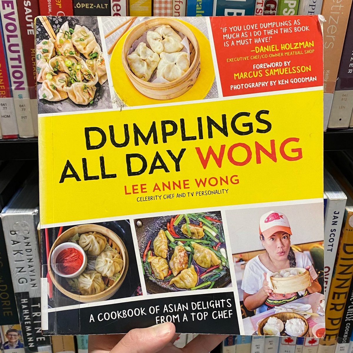 BellevillePL's tweet photo. Steamed, baked, pan-fried, or deep-fried, Lee Ann Wong knows dumplings.
Dumplings All Day Wong: A Cookbook of Asian Delights From a Top Chef by Lee Ann Wong offers plenty of dumpling creations.
Borrow the cookbook at https://t.co/Cke01Iu0V8
#WhatsCookingWednesday https://t.co/wGtdUyxgyH