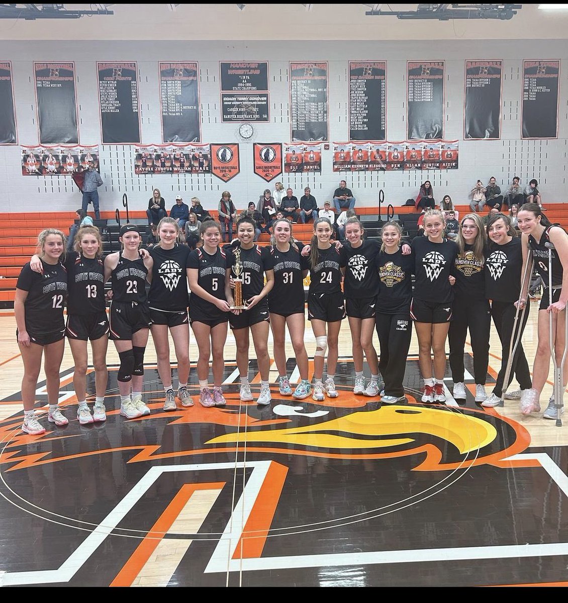 38-35 Victory over Kennard-Dale in finals to take home the Championship at Hanover Holiday Tournament