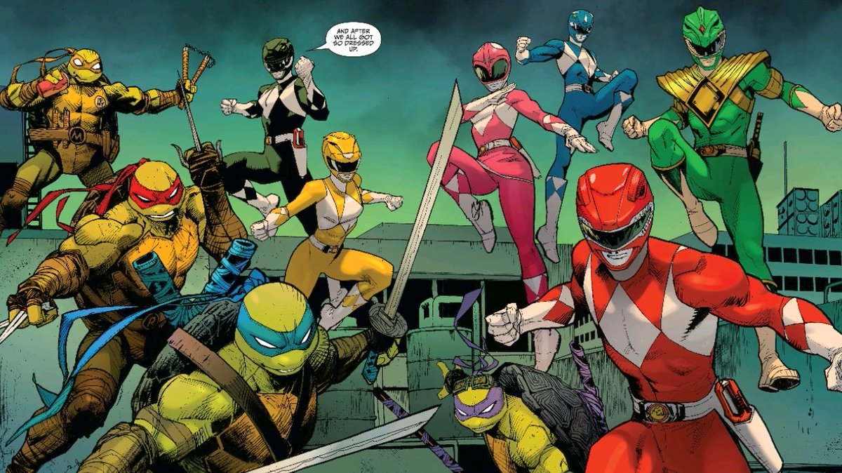 MMPR TMNT 2 #1
Casey Jones is missing so the 2 teams go looking for him. Solid opening with a really cool looking (SPOILER REMOVED) at the end. Really excited to see some new stuff in this series but this wasn't as exciting as the previous series' #1. Hoping for the best.