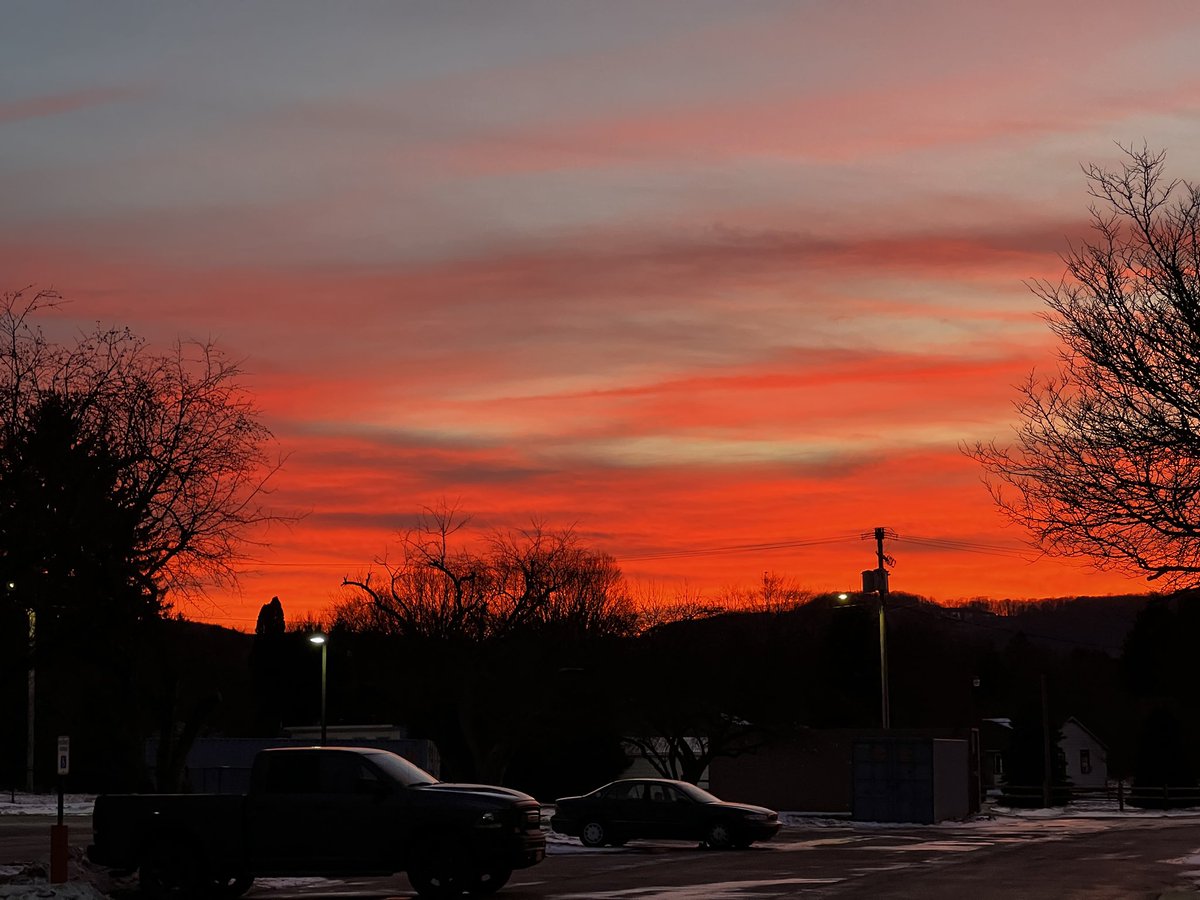 The sky as I was leaving wrestling practice…wow