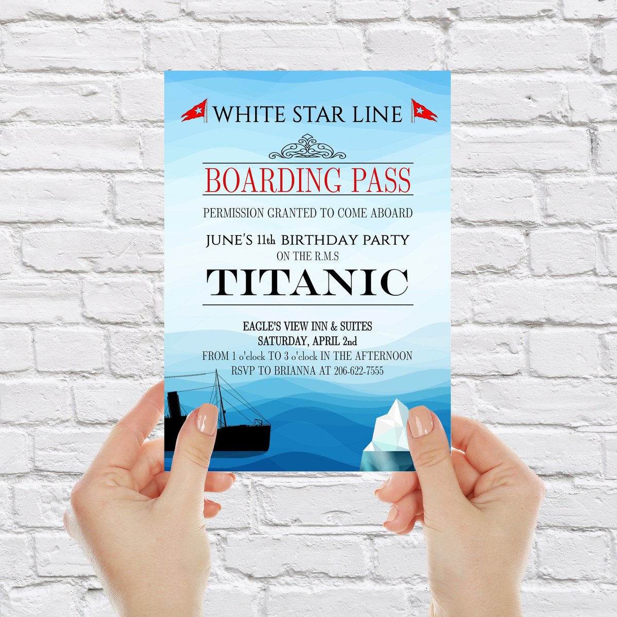 PartiesCause's tweet image. Thanks for the great review Heather C. ★★★★★! etsy.me/3GolfH3 #etsy #blue #birthday #red #allseasons #flat #vertical #titanicbirthday #titanicparty #moderntitanic