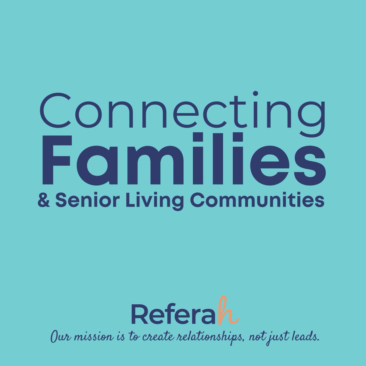 Our ability to connect you with a Senior Living Community boils down to a conversation. Unbiased, real people on the other side of the phone who can help you find a Senior Living Community that makes sense for YOU. Referah.com #seniorlivingcommunities #seniorliving